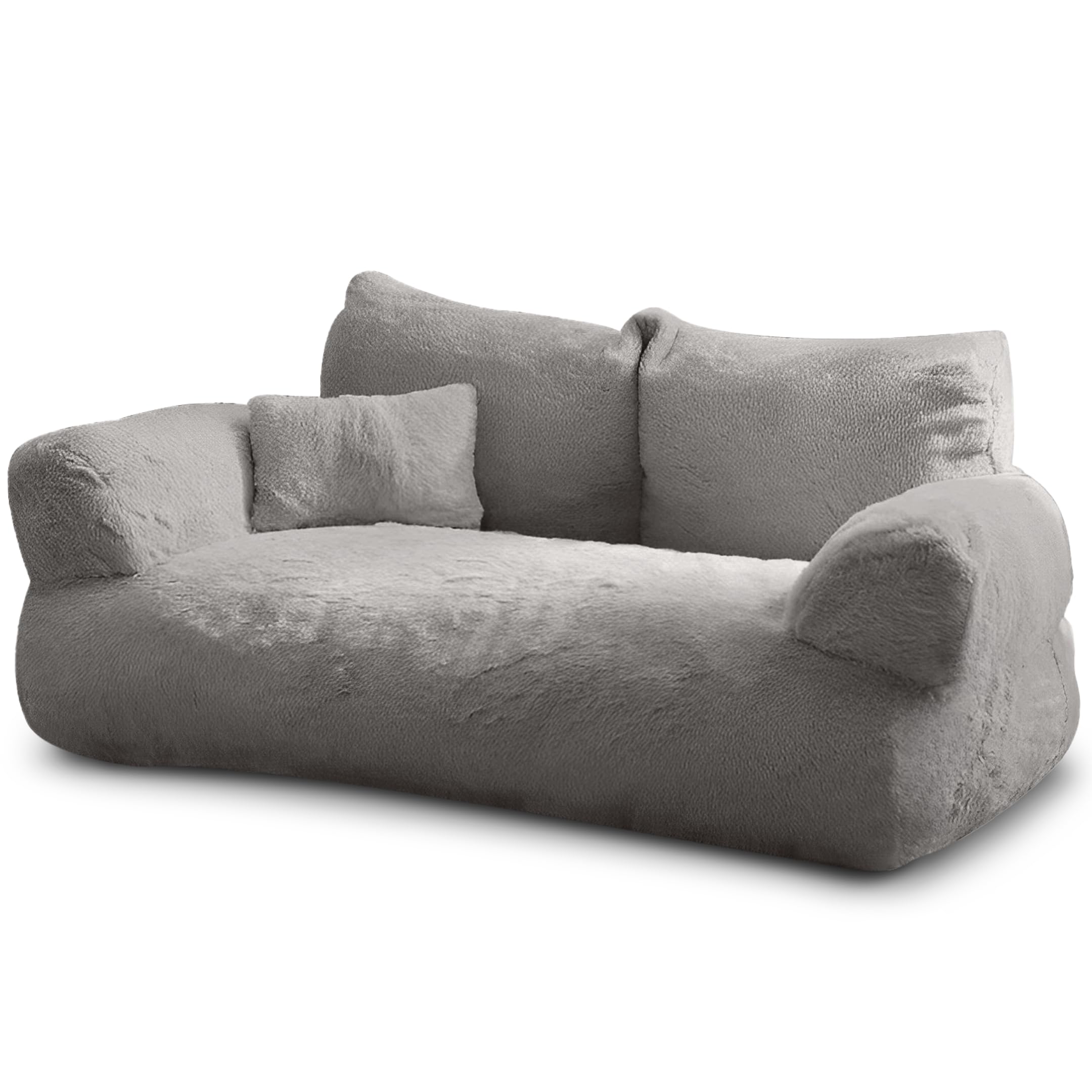 Canapé pour chat Simba Canapé pour chats et chiens en gris | Mini-coussin inclus | 70x48cm | Lit pour chat lit pour chien petits chiens | Moelleux suffisamment rembourré | Housse amovible