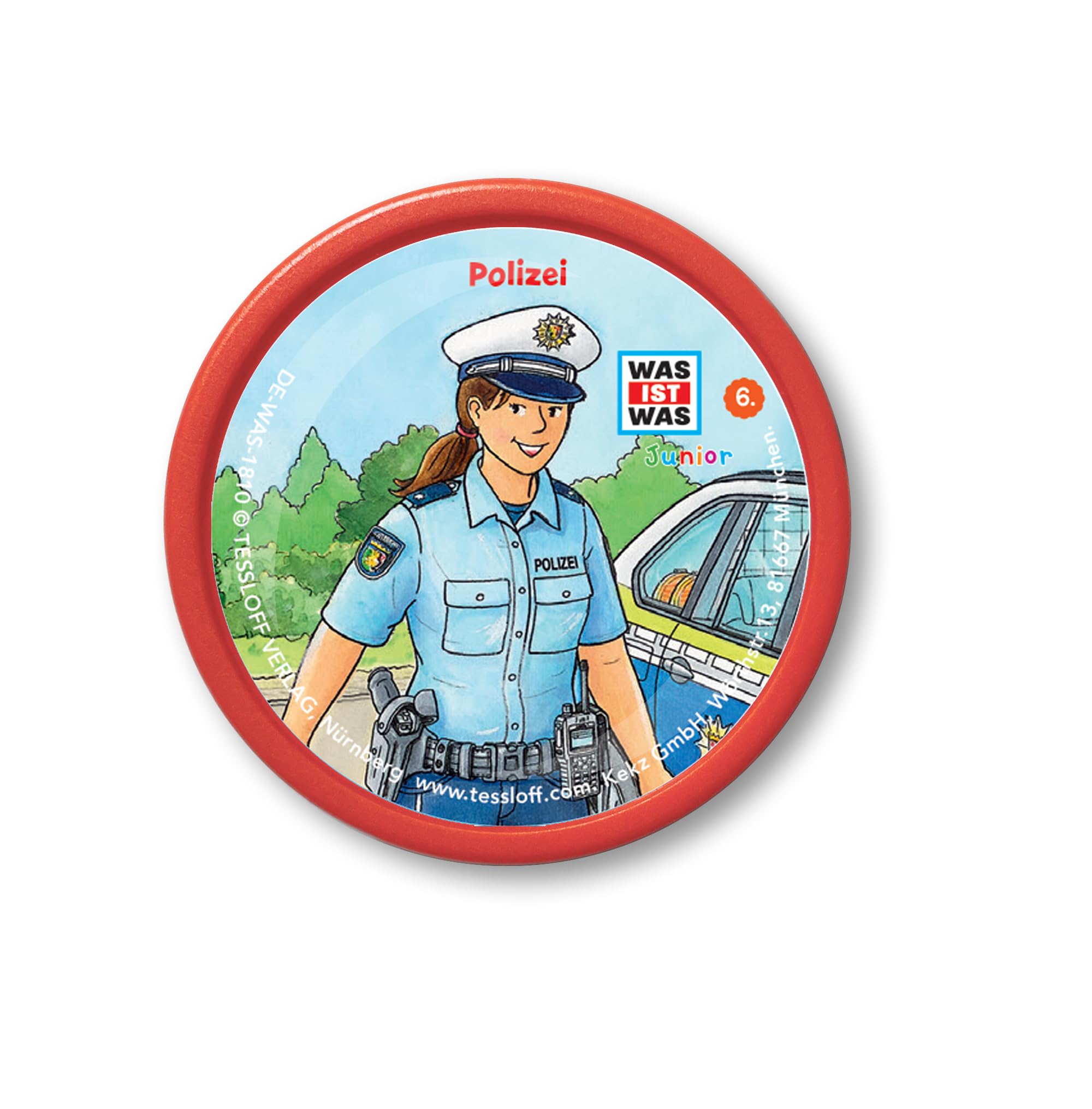Kekz Kekz 1: Police Audio Chip for Cookie Listeners, Was Ist Was (Junior), Radio Play for Children from 4 Years, Playing Time Approx. 45 Minutes