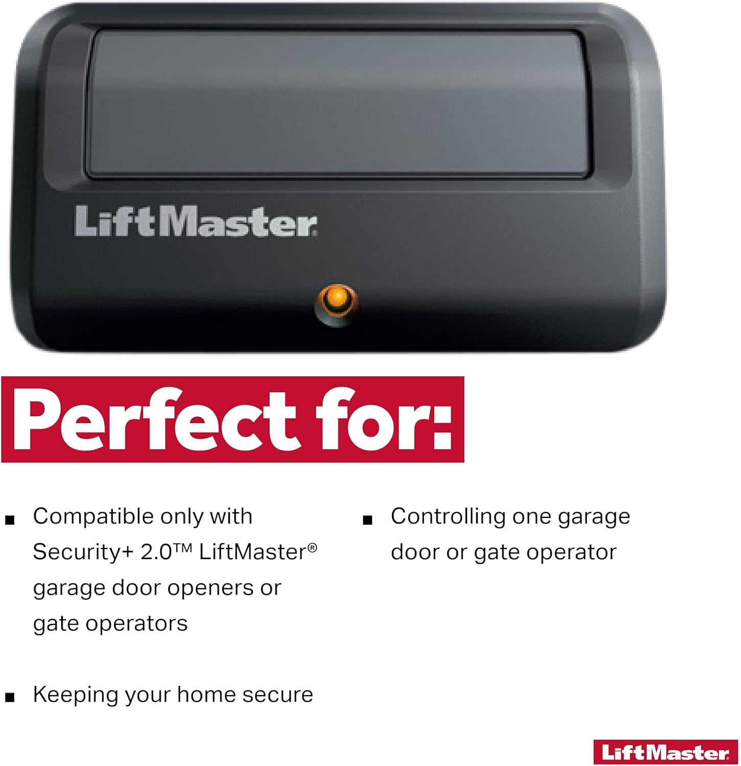 LiftMaster 891LM Compatibility with Security+ 2.0