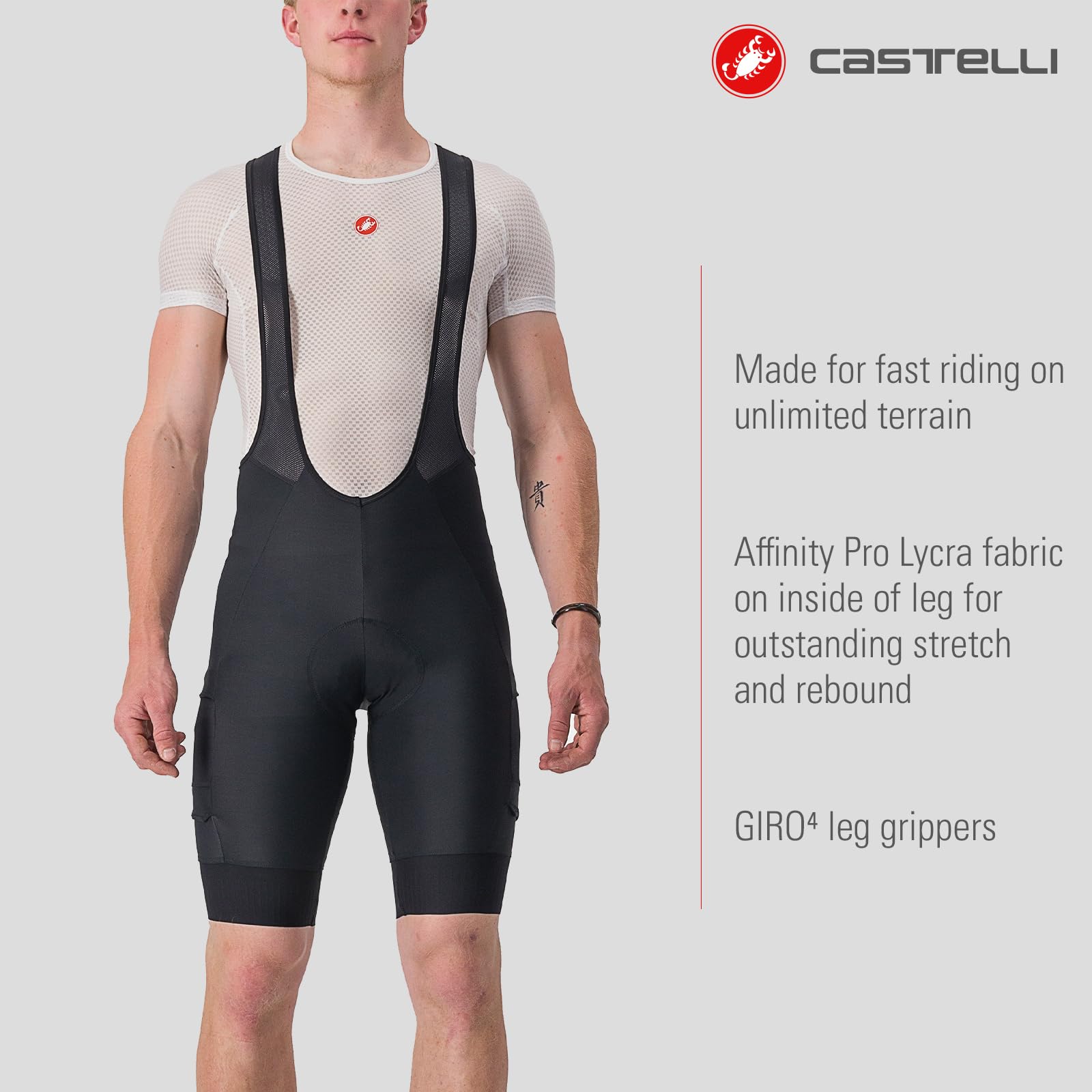 CASTELLI Unlimited Cargo Bibshort - Shorts - Cycling - Homme