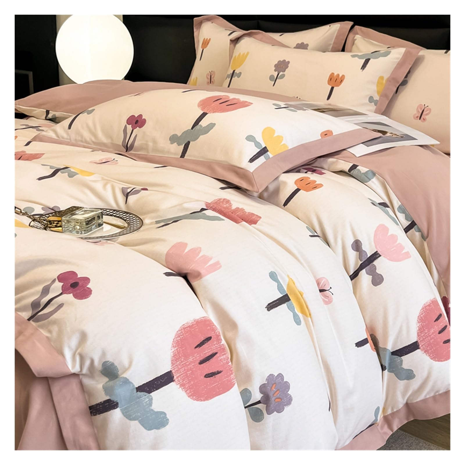Housse de couette vintage pour créer un lit douillet en toutes saisons
