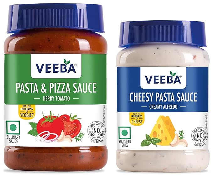 White Pasta Dressing, 250g & veeba Pasta Pizza Sauce 280g