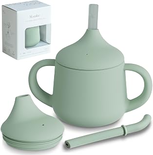 Moonkie Silicone Baby Sippy Cups