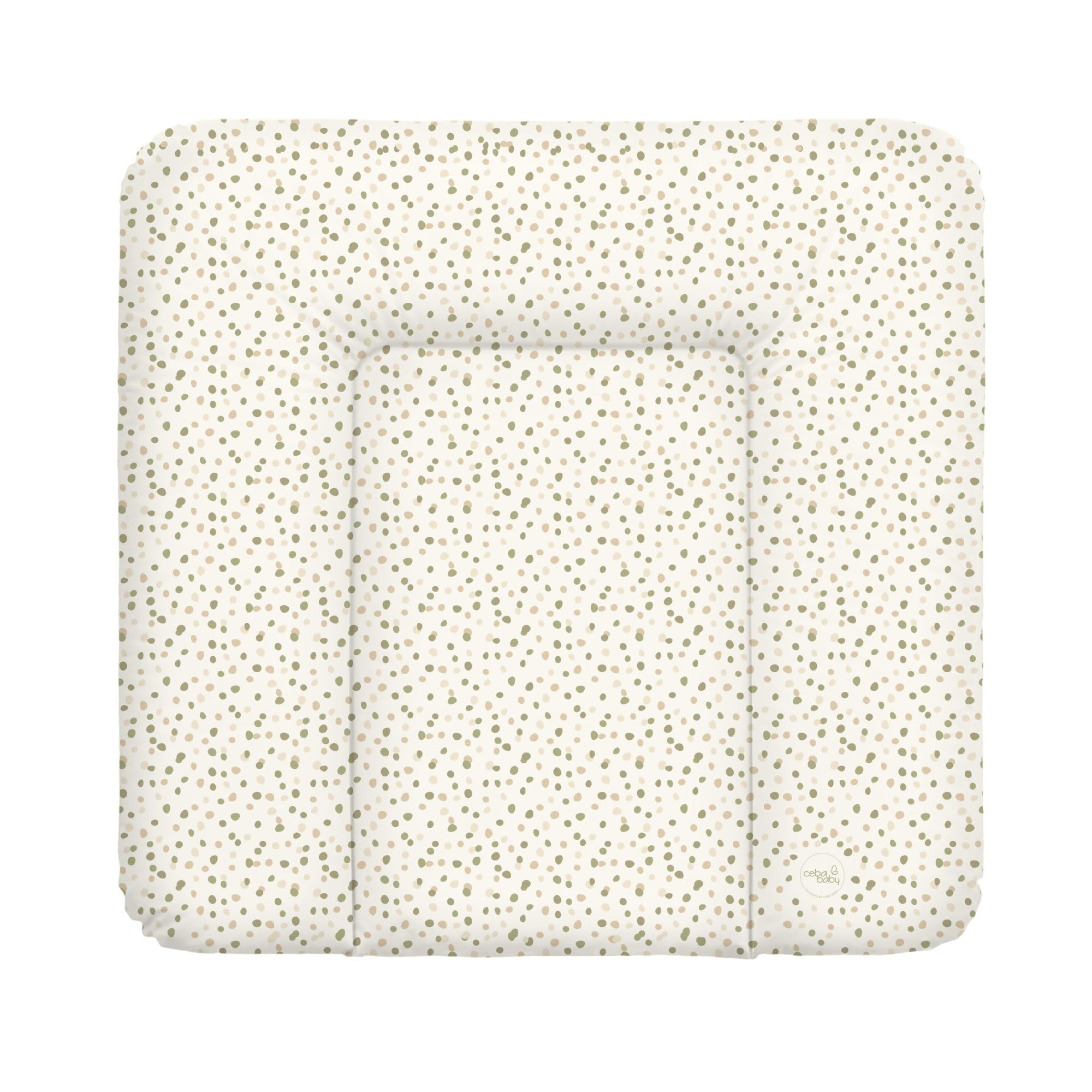 Ceba Baby® weiche Wickelauflage 75x72 cm - Baby Wickelunterlage - Wickeltischauflage für Junge und Mädchen - Wasserdicht, abwaschbar - OEKO-TEX® Standard 100 - Made in EU - Flecken