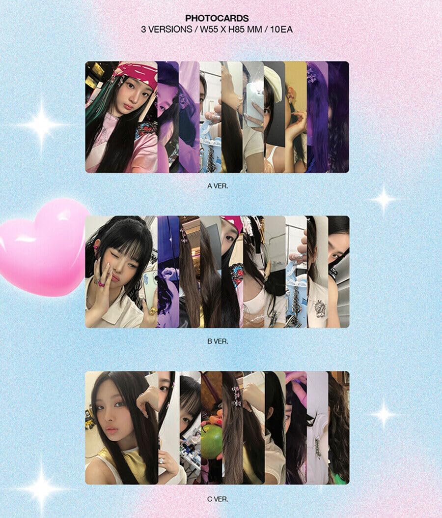 (WEVERSE Ver.) NEWJEANS GET UP 2nd EP Album (A + B + C - 3 Ver Set.) K-POP SEALED