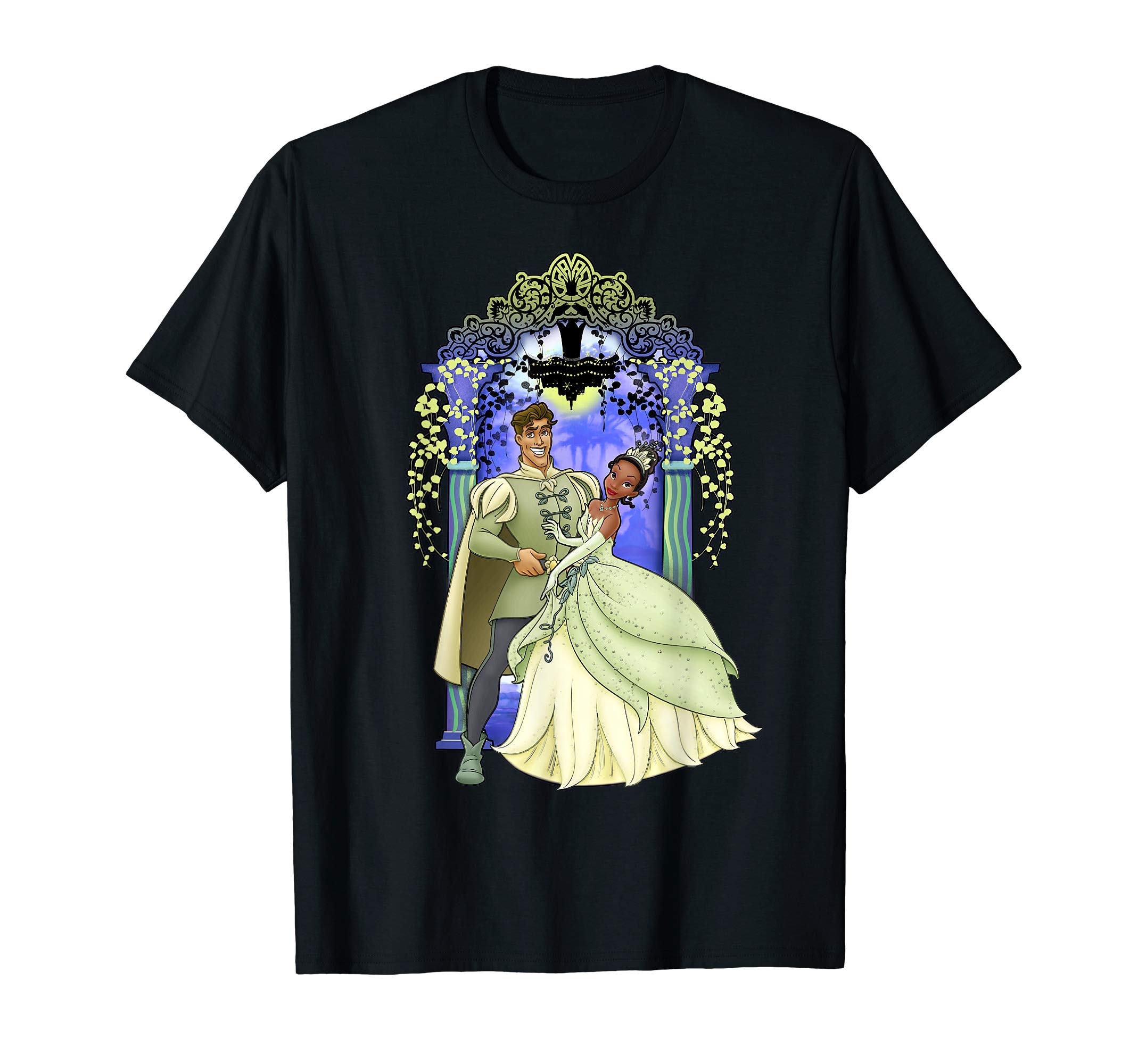 DisneyPrincess And The Frog Tiana And Naveen Portrait T-ShirtOEKO-TEX STANDARD 100