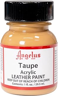Angelus Acrylic Leather Paint, 1 Fl Oz (Pack of 1), Taupe