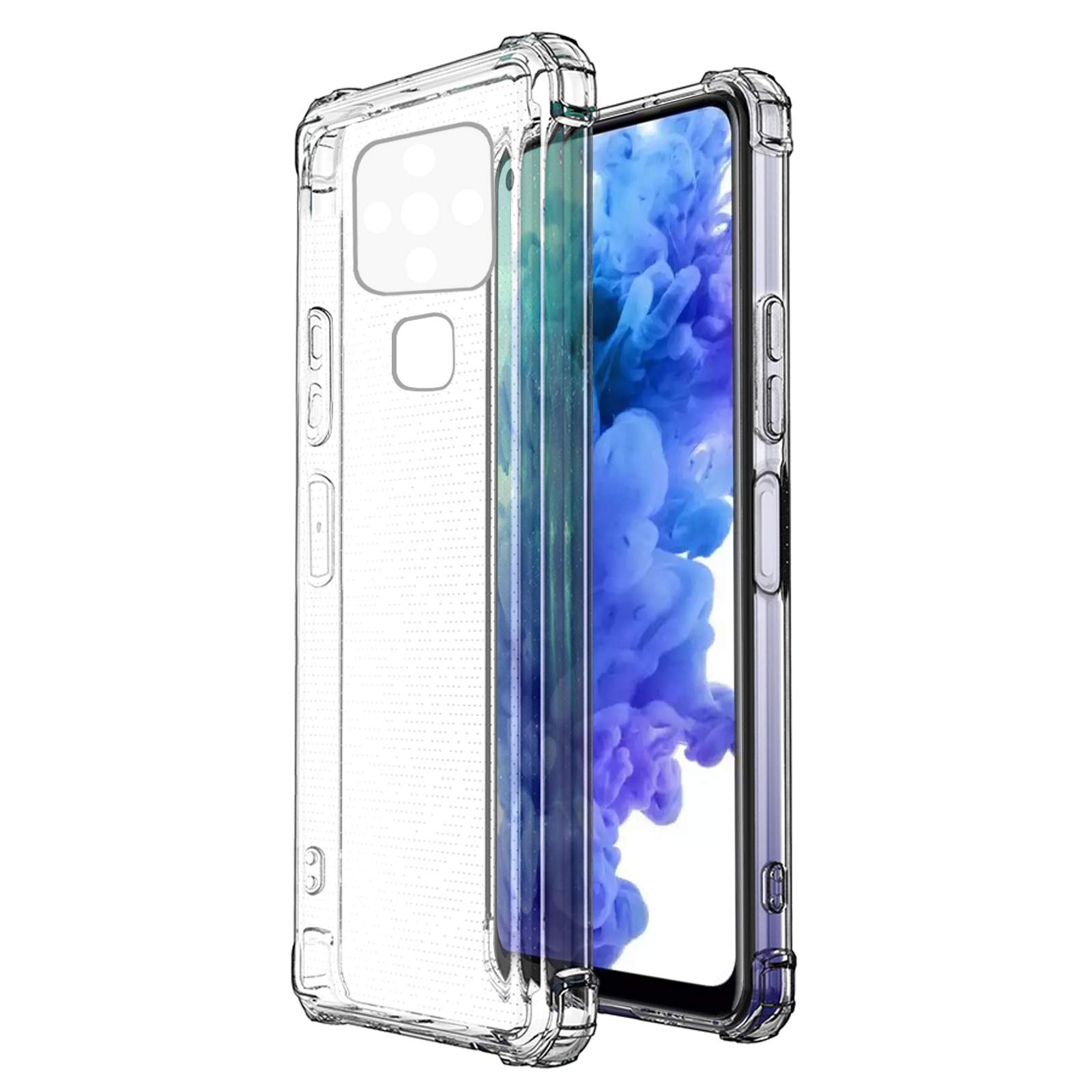 Amazon Brand - Solimo Soft & Flexible Back Cover for Tecno Camon 16- Transparent (B08Z8MLHN8) Amazon Price History, Amazon Price Tracker