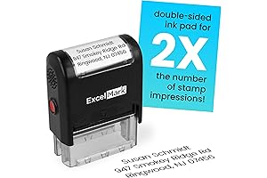 ExcelMark Custom Stamp: For Clear & Crisp Impressions