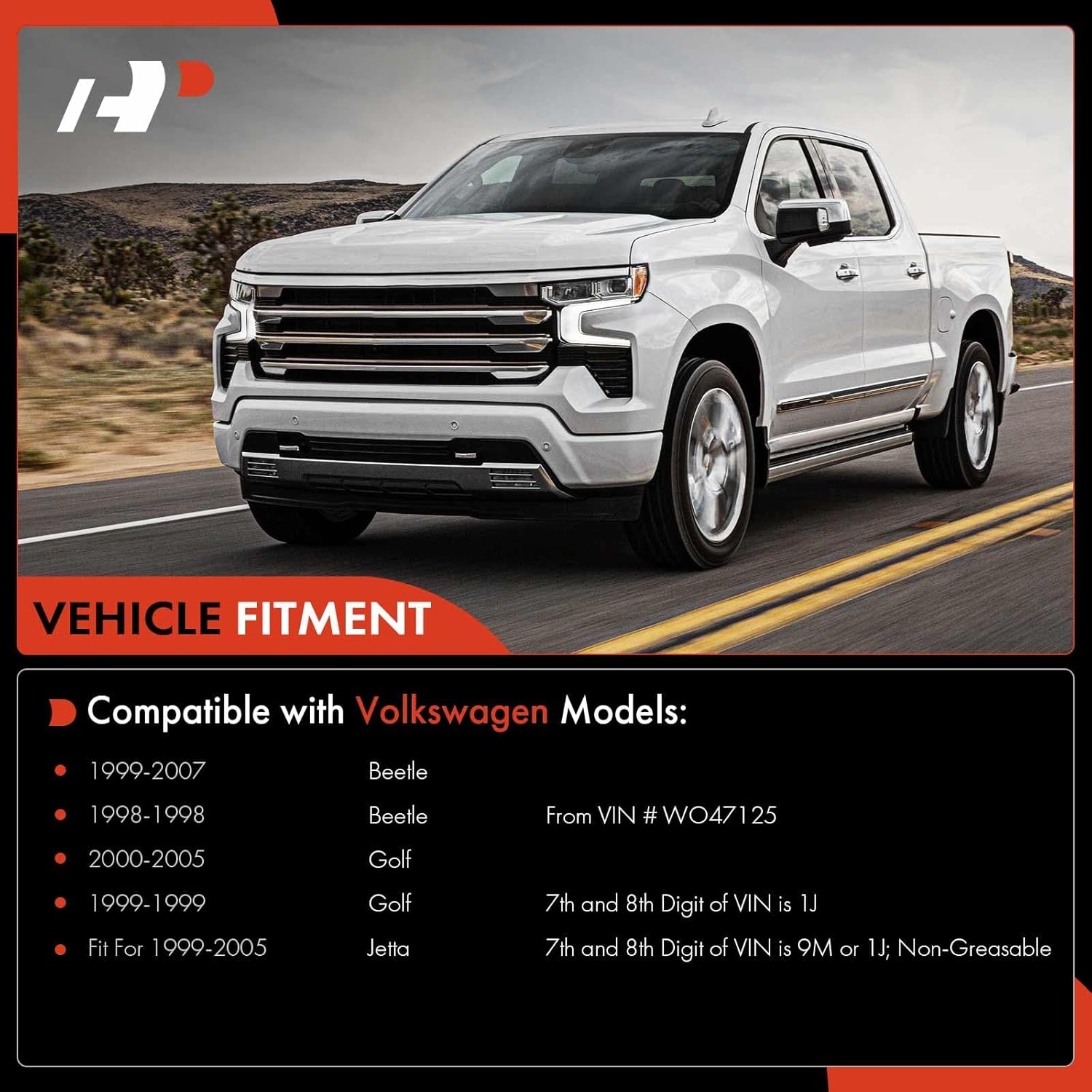 A-Premium Set of 8, Front Lower Control Arm, Lower Ball Joint, Inner Outer Tie Rod End, Compatible with Volkswagen Jetta 1999-2005, Golf 1999-2005, Beetle 1998-2007