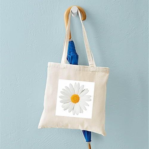 Vista 78 de CafePress Daisies - Bolsa de lona natural, estilo victoriano, vintage, reutilizable, bolsa de compras