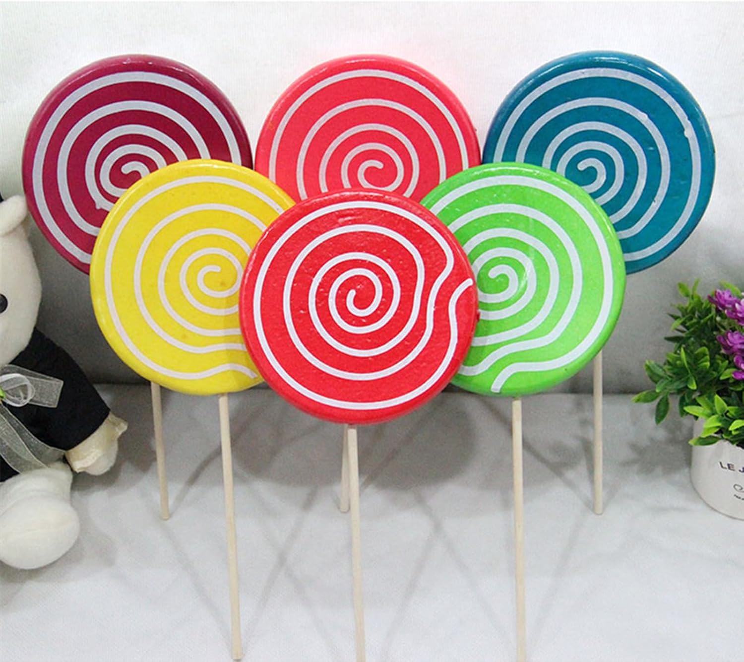 FFchuanhe 6 Pack Crafts Foam Circles, Polystyrene Foam Discs (6×6×1in) for DIY Projects, Decorations, Modeling, Christmas Decoration.
