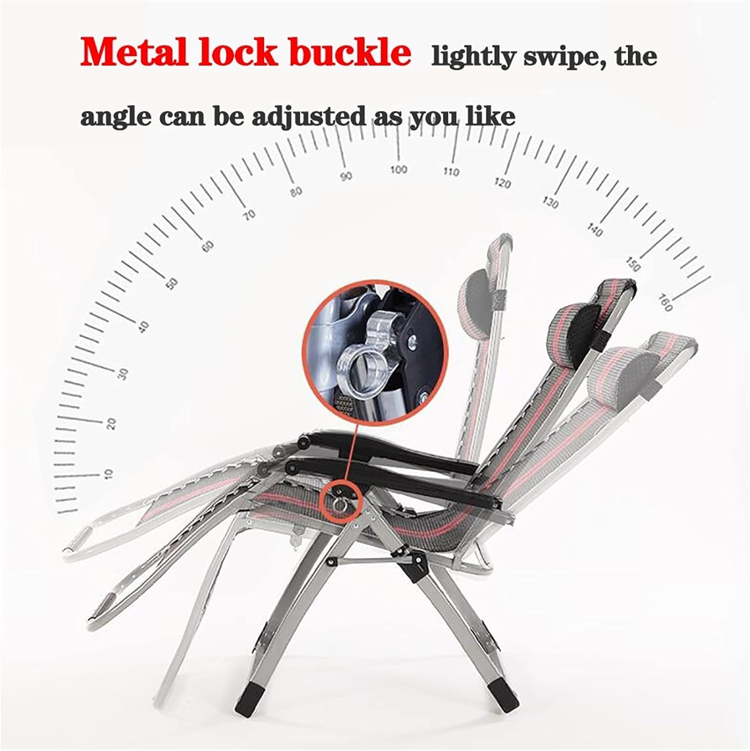 Lawn Chairs Zero Gravity Recliner Chair Patio Folding Lounge Chair,Adjustable Patio Reclining Chairs,Outdoor Lounge Chair Lawn Chair with Side Table and Adjustable Headrest ( Color : With blanket )