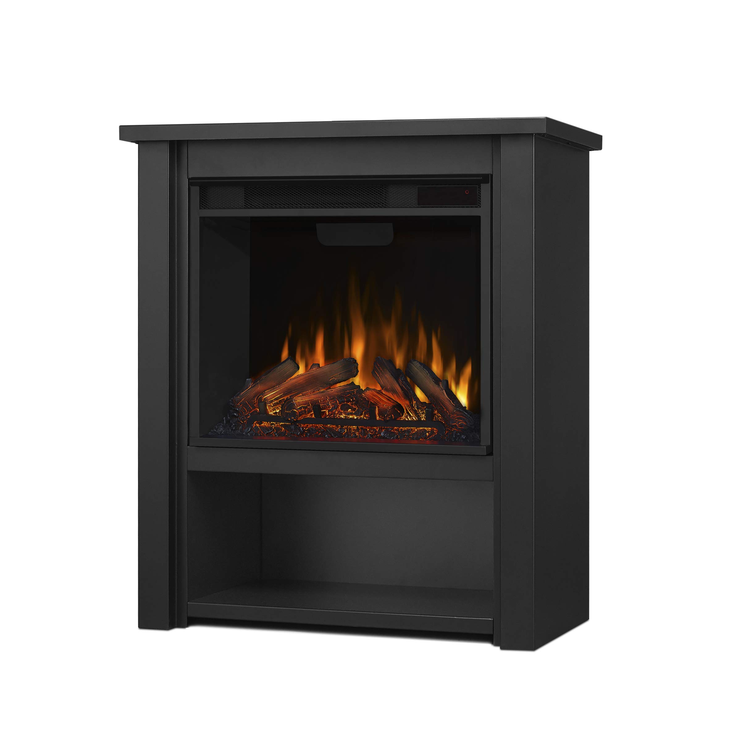 Amazon.com: Real Flame Black Hollis Electric Fireplace : Home u0026 Kitchen