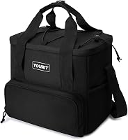TOURIT 24-Can Insulated Soft Cooler Bag - Leakproof 14.6L Lunch Cooler Keeps Cold 12 Hours for Picnic, Beach, Camping, Travel