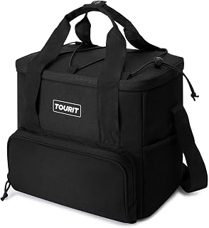 TOURIT 24-Can Insulated Soft Cooler Bag - Leakproof 14.6L Lunch Cooler Keeps Cold 12 Hours for Picnic, Beach, Camping, Travel
