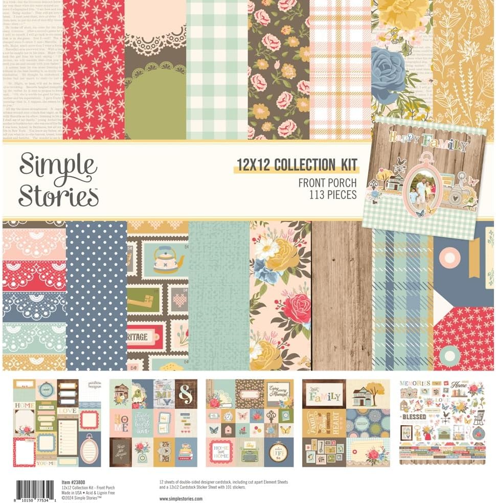 Simple Stories Collection Kit 12"X12"-Front Porch