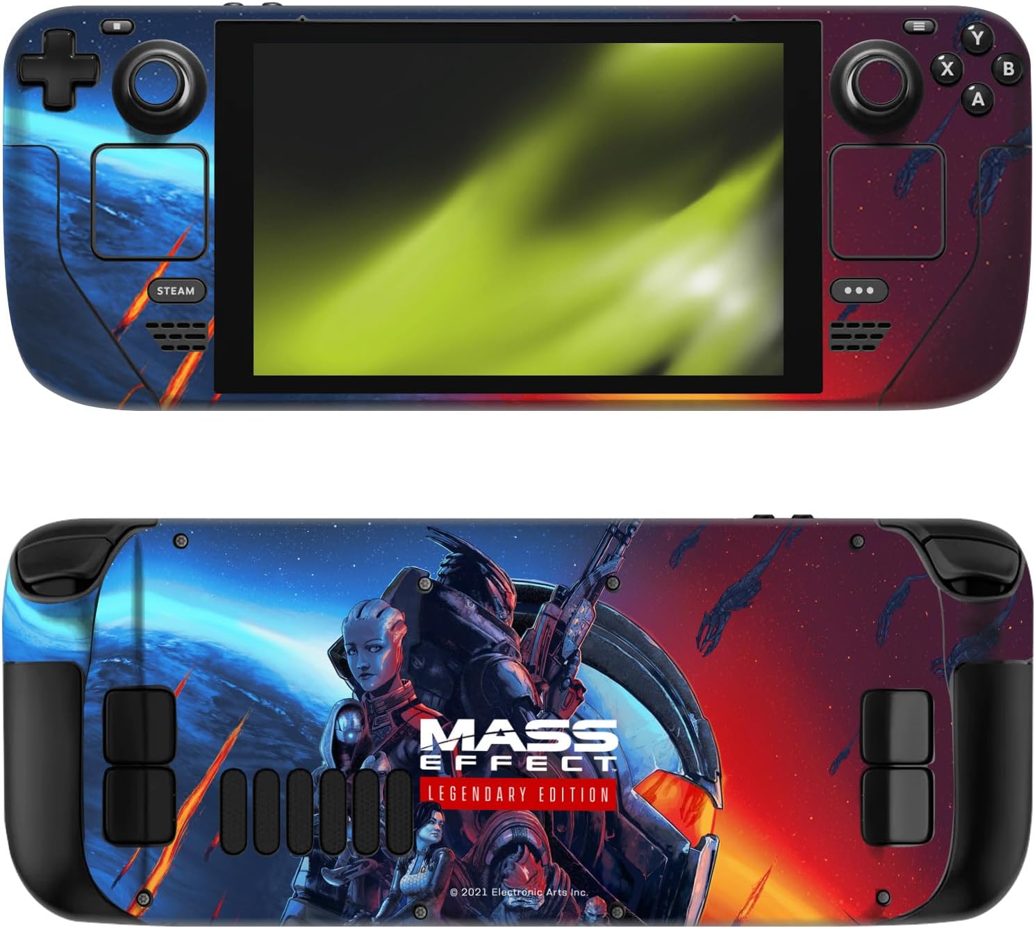 Head Case Designs Officially Licensed EA Bioware Mass Effect Logo Key Art Legendary Graphics Vinyl Sticker Skin Decal Cover Compatible with Steam Deck