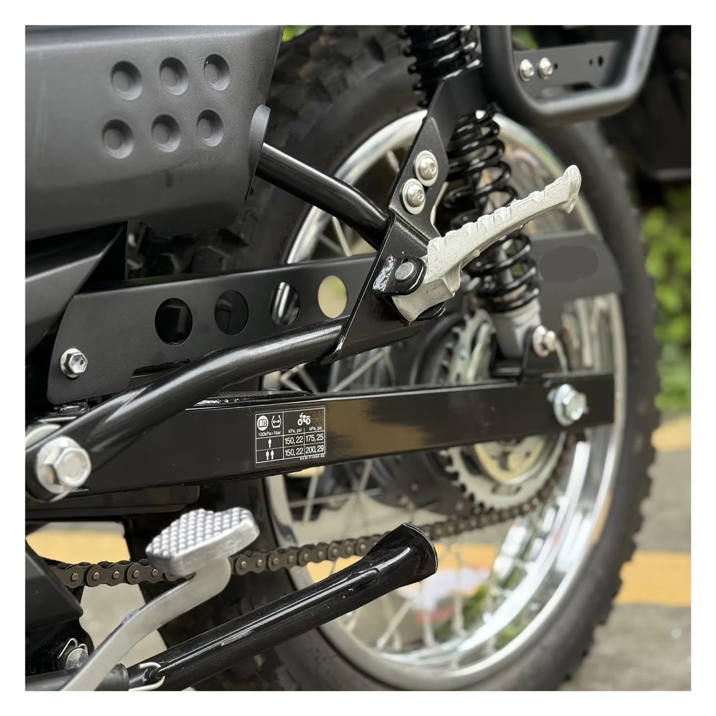 para PG1 2023-2025 Cubierta De Cadena Equipos Motocicleta Protectores Guía Trail Guía Y Tensor