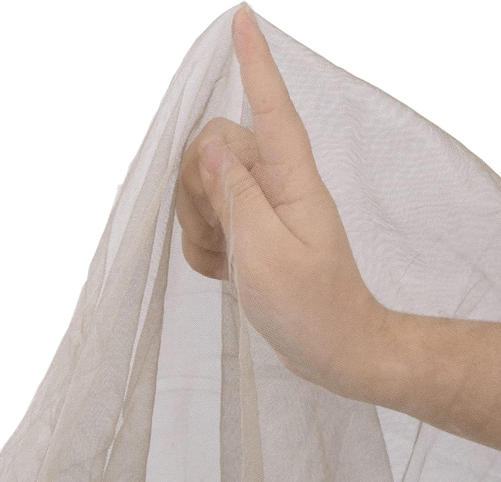 CNPRAZ EMF Reducing Nano Silver Fiber Mesh, Blinding Signal Radiation Protection Canopy, Tissu tricoté Durable pour moustiquaire
