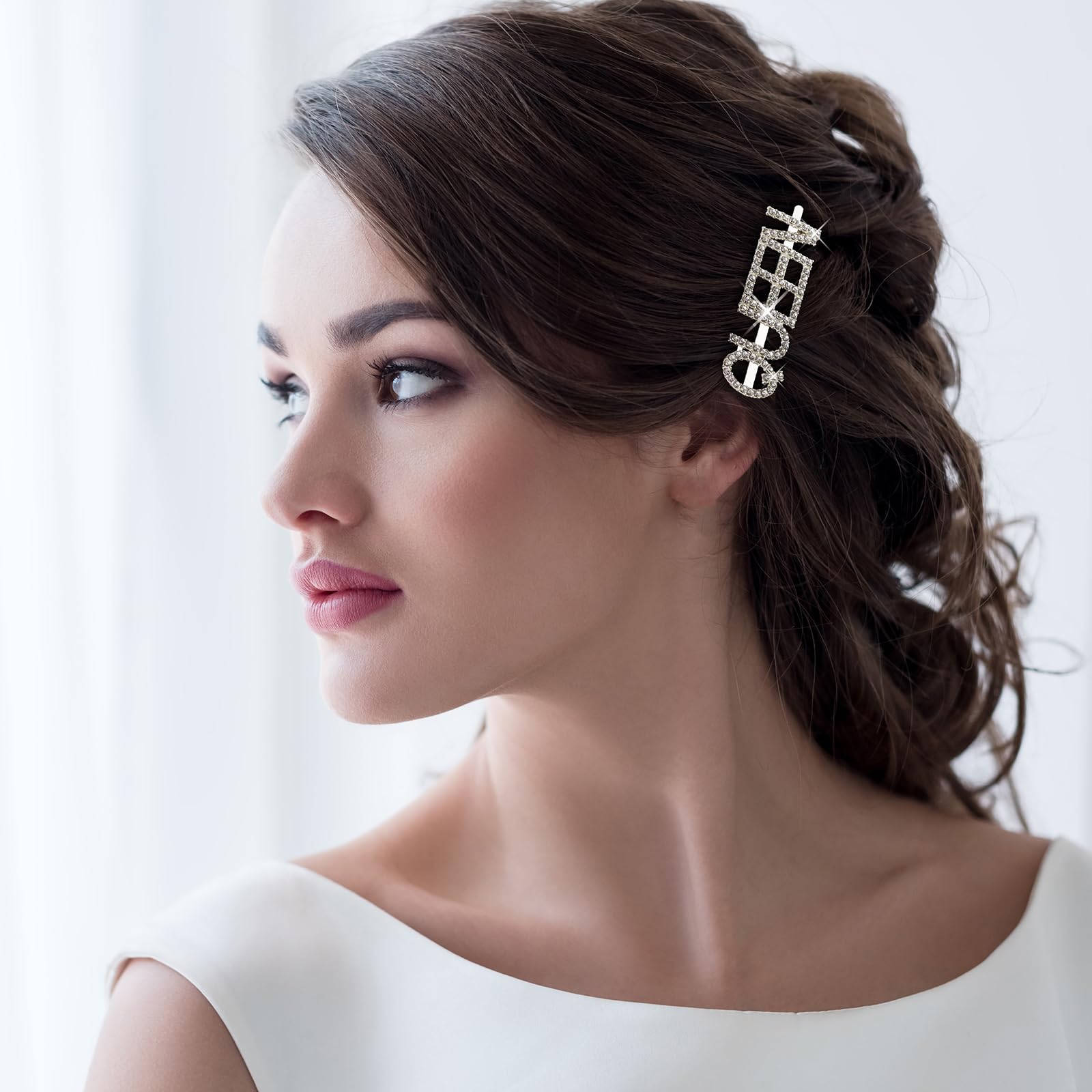Amazon.com : HARAVAL 10 Pieces Words Letter Hair Pins 