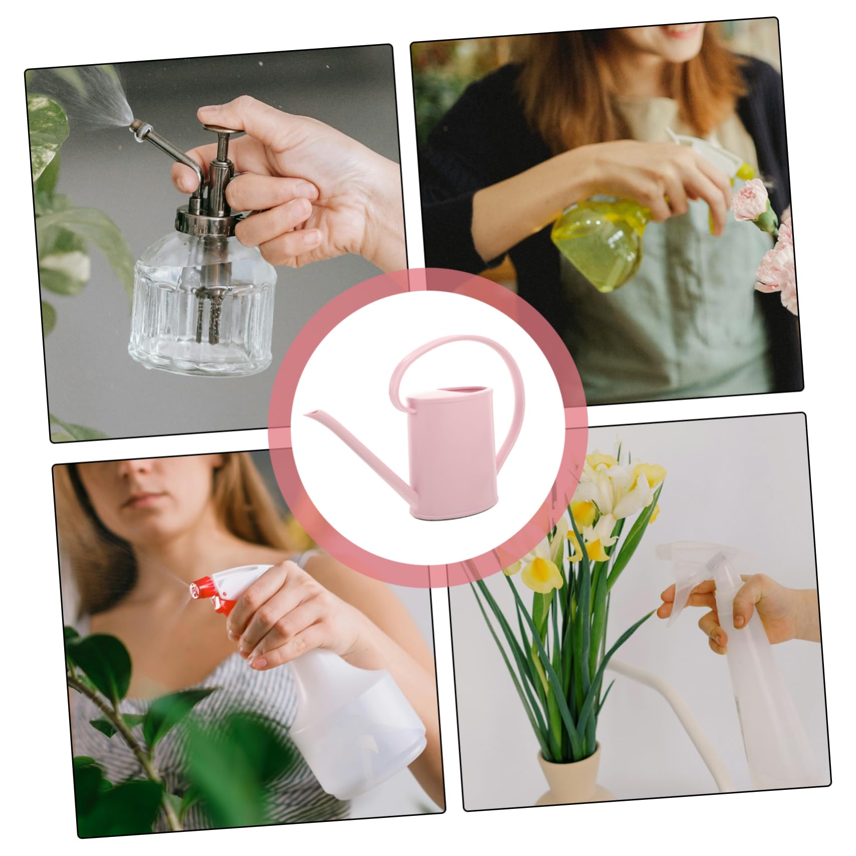 SUPVOX 2pezzi Annaffiatoio Con Beccuccio Lungo Pratico Per Giardinaggio Per Piante Indoor e Outdoor Design Ergonomico e Capiente Materiale Resistente e Facile Da Utilizzare