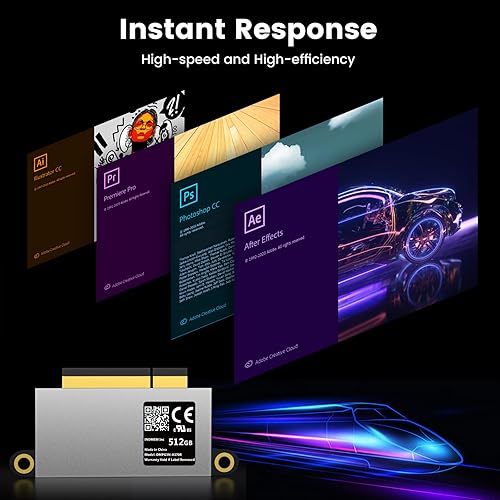 Miniatura 4 de INDMEM NVMe PCle SSD 512 GB 3D TLC Disco duro flash con herramientas para actualización 2016 2017 13 pulgadas MacBook PRO A1708 (EMC 29783164