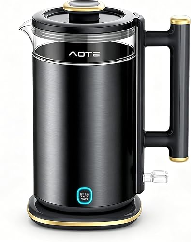 1500W 1.7L Fast Boiling Electric Kettle,Keep Warm &Boil Dry Protection, Electric Jug with 60-70C Keep Warm Base,Double Insulation,Auto Shut Off,Detachable Lid & 360 Rotating Base