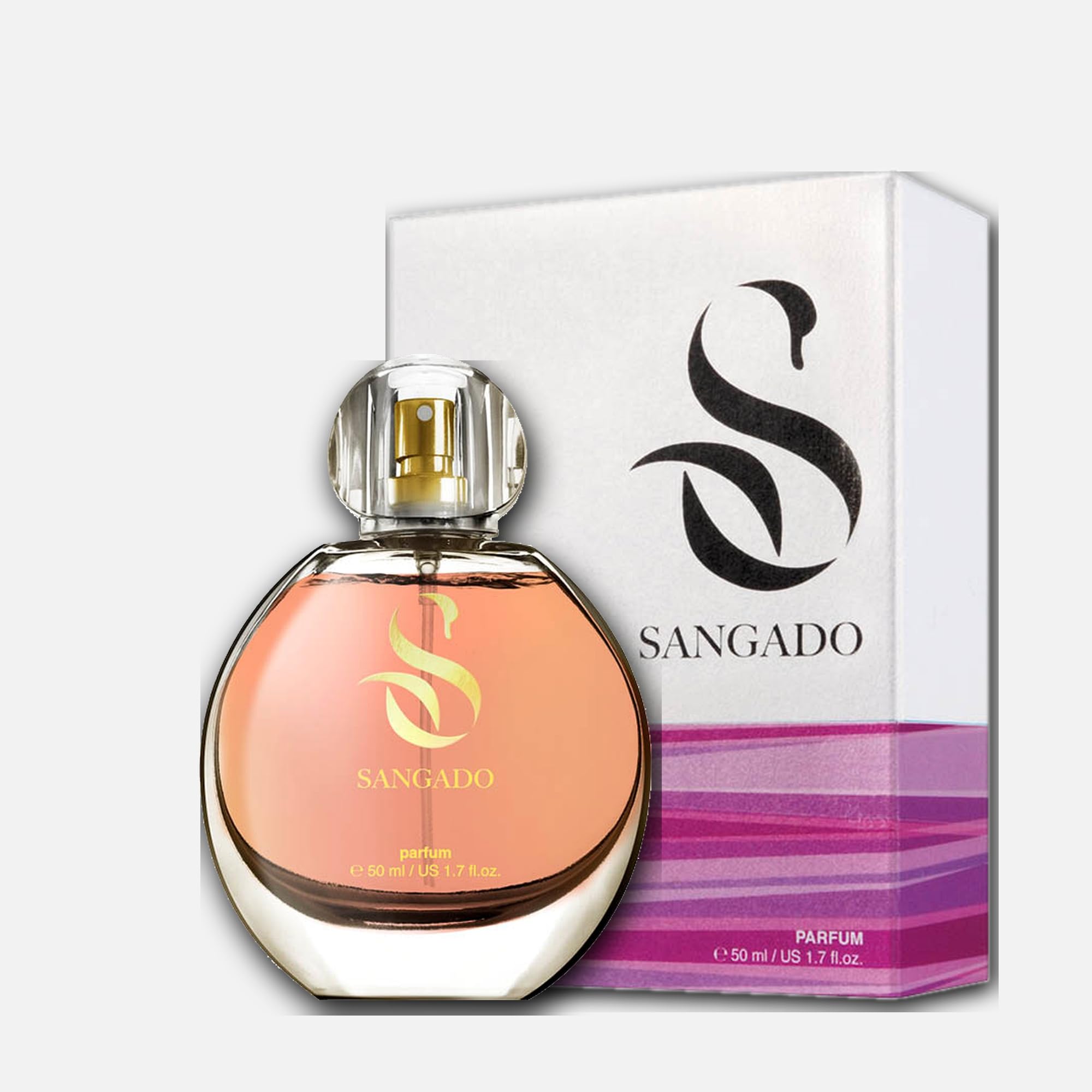 SANGADO Indimenticabile Profumo Per Donne, Fragranza Lussuosa, Orientale Floreale, Preziose Essenze Francesi, 50 ml