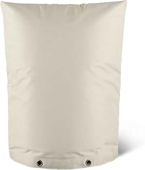 Insulated Pouch Backflow Insulation Cover, Freezer Protection for Water Sprinkler Valve Box, Meter Controller or Irrigation Backflow Valve, Winterizing Backflow Preventers - Sand 16" x 20"