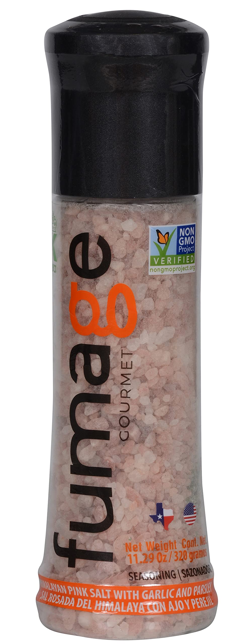 Himalayan Pink Salt with Garlic and Parsley Grinder 320g Fumage Gourmet