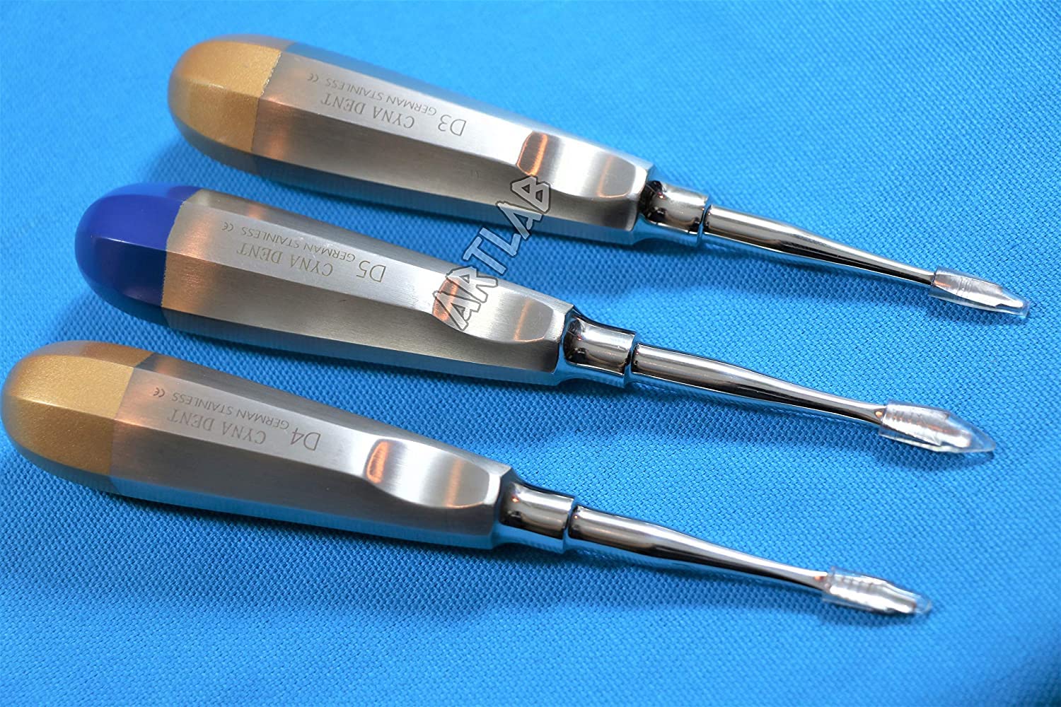 Dental PROXIMATOR Elevator Set of 3-3mm, 4mm, 5mm HIGH Grade German Stainless Steel (CYNAMED)