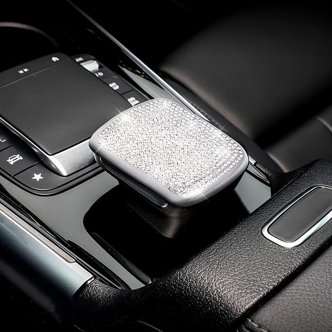 Bling Interior Accessories Fit for Mercedes Benz 2020 2021 2022 2023 2024 B Class GLA GLB Modification Rhinestone Crystal Applique Cover (for B Class GLB GLA Gear Lever Cover 1/pcs)