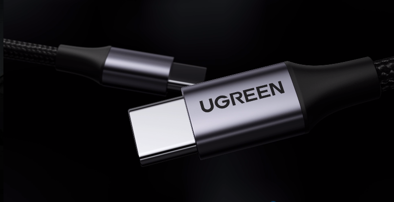 UGREEN Lot De 2 Câble USB C Vers USB C PD Charge Rapide 60W Type C Nylon Tressé Compatible Avec IPhone 17 Pro Max Air 16 Galaxy S25 S24 S23 MacBook