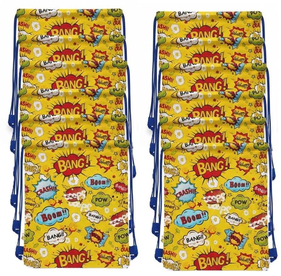 Demoda Drawstring Sack Bag (Set of 12) Birthday Return Gifts for All Age Group
