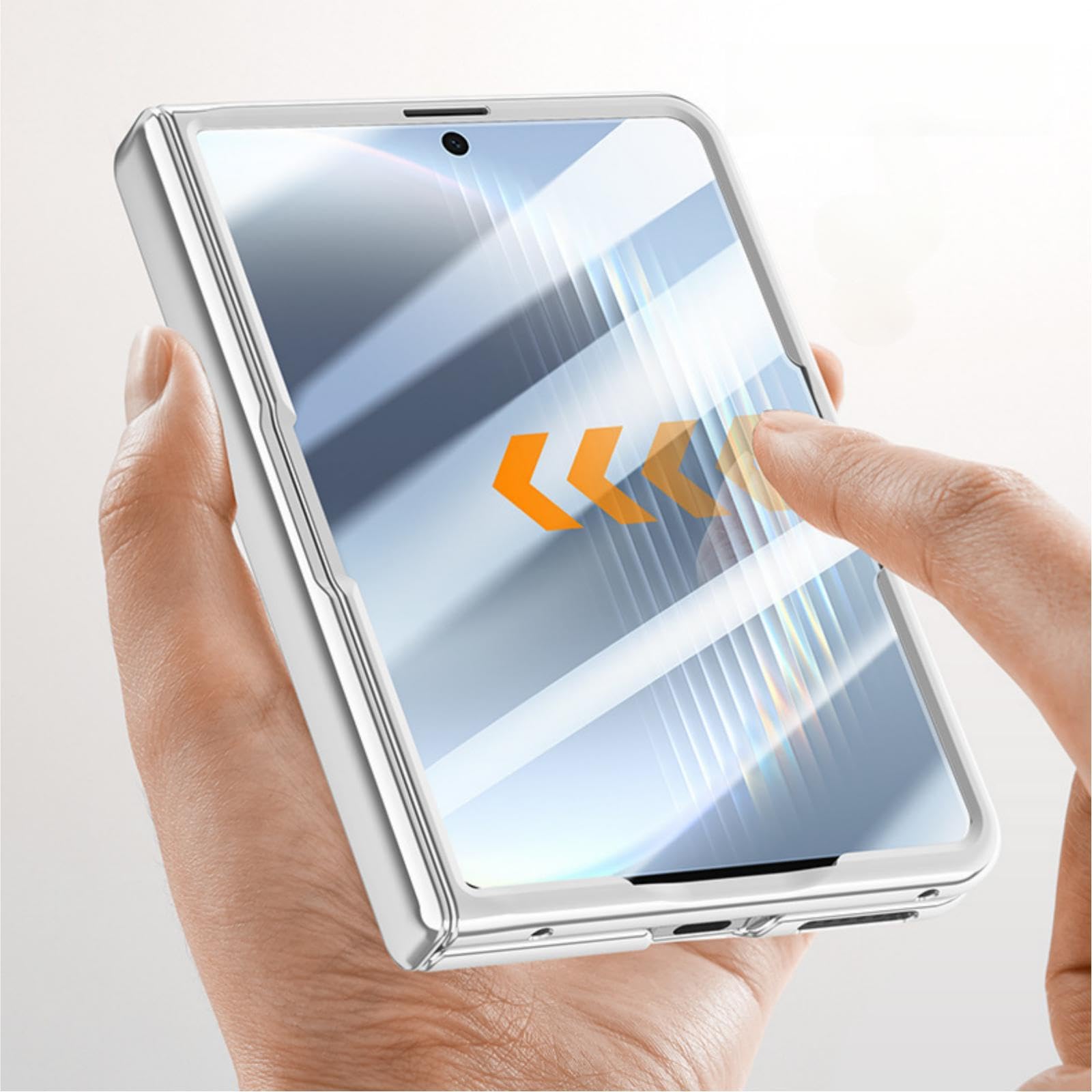 Amazon.co.jp: HUAWEI Pura X Max用ケース、電気メッキ磁気ケース