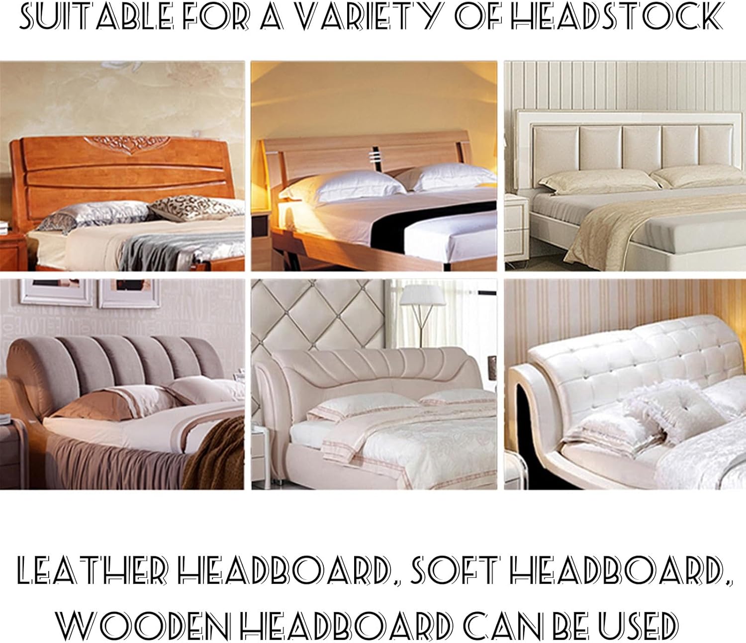 Thicken Bed Headboard Cover, Universal Stretch Bed Headboard Cover for Full Queen Cal King Size, Washable Quilted Bed Headboard Slipcover Dustproof Protector Cover for Bedroom Bed Headboard(A-Purple,Q