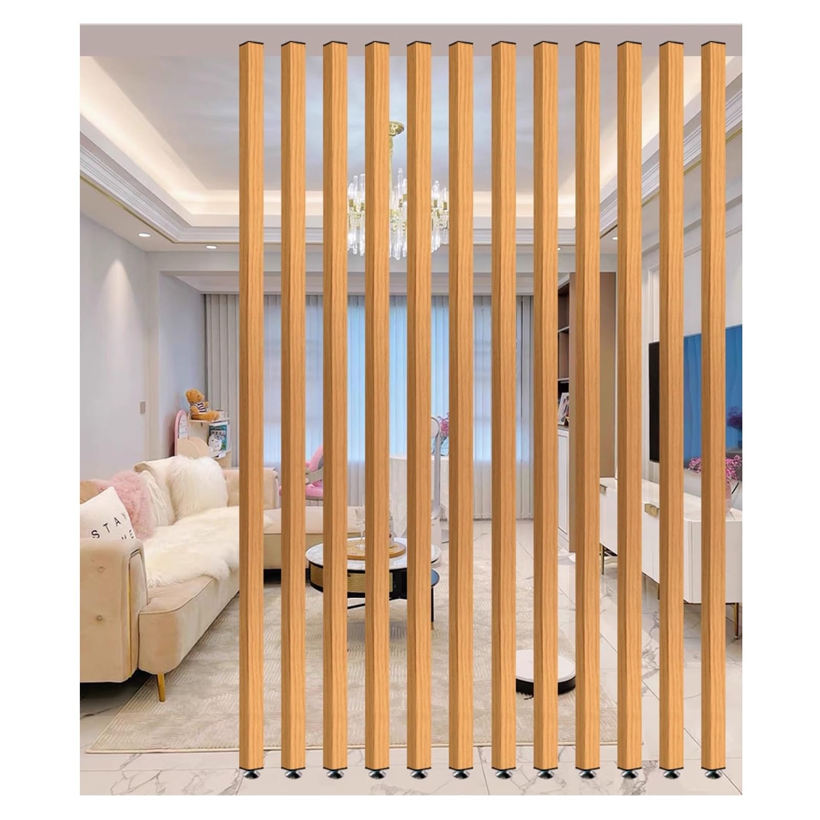 Parti d'intimité pour salon moderne avec le claustra du sol au plafond Slish 1,8m