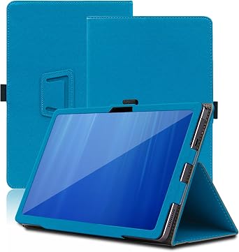 Case for Wacom Movinkpad Pro 14 14 inch, Wacom Movinkpad Pro 14 Tablet Case, Folding Stand Protective Cover with Pencil Holder and Wrist Strap, Full Protection. Light Blue