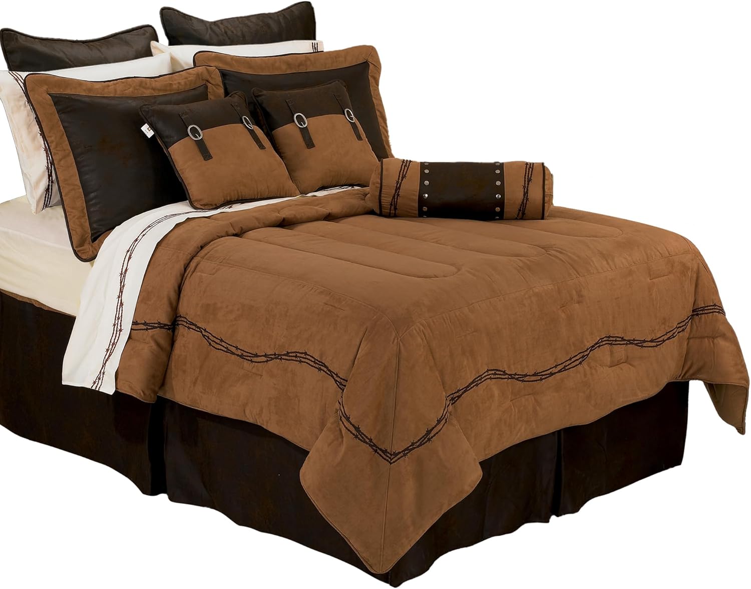 HiEnd Accents Barbwire Western Bedding, King