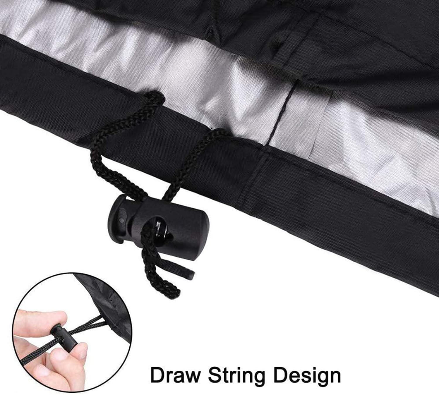 Lawn Mower Cover Universal Fit Push Mower Cover Waterproof Windproof and UV Radiation for Outdoor Protection Material Garden Tool