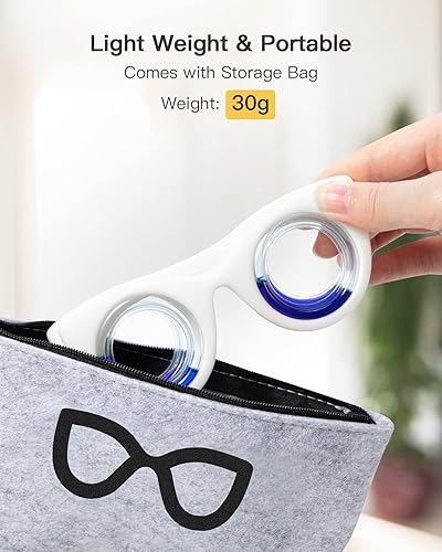 Miniatura 7 de Anteojos antimareo para aliviar el mareo, mareo y mareo, gafas ligeras portátiles para aliviar náuseas para viajes para adultos o niños, 5.9