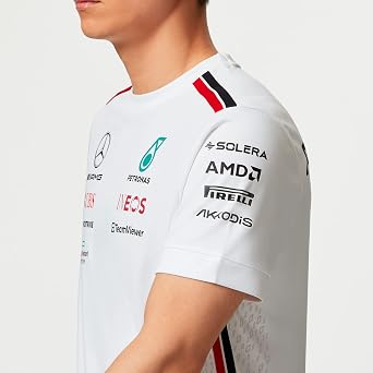 Mercedes AMG Petronas Formula One Team - 2023 Team T-Shirt - White - Men - Size: XXL