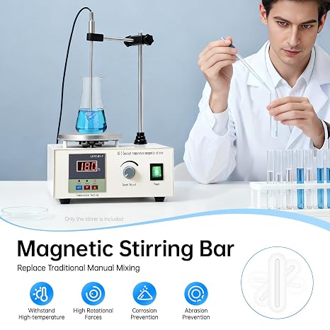 Magnetic Stirrer Hot Plate Magnetic Mixer 2000ml Lab Hot Plate with Magnetic Stirrer with Digital Temperature Display,Speed Adjusting,Hotplate and Magnetic Stirrer Bar