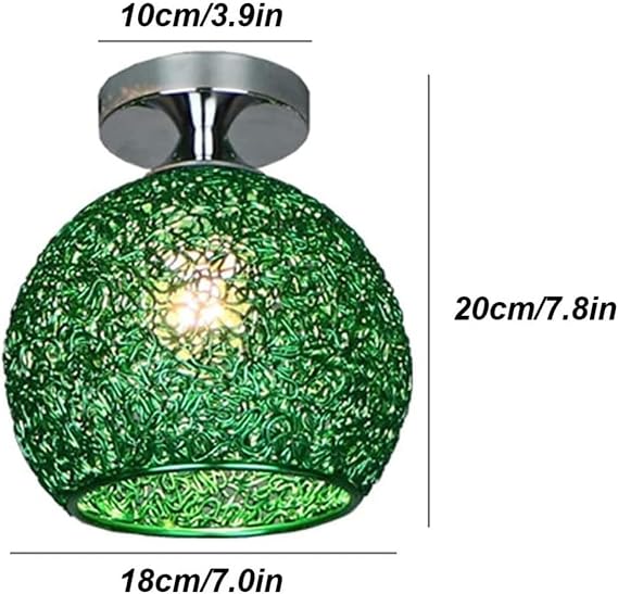 Modern Spherical Ceiling Light Flush Mount Lamp for Living Room, Bedroom, Kitchen, Corridor & Restaurant