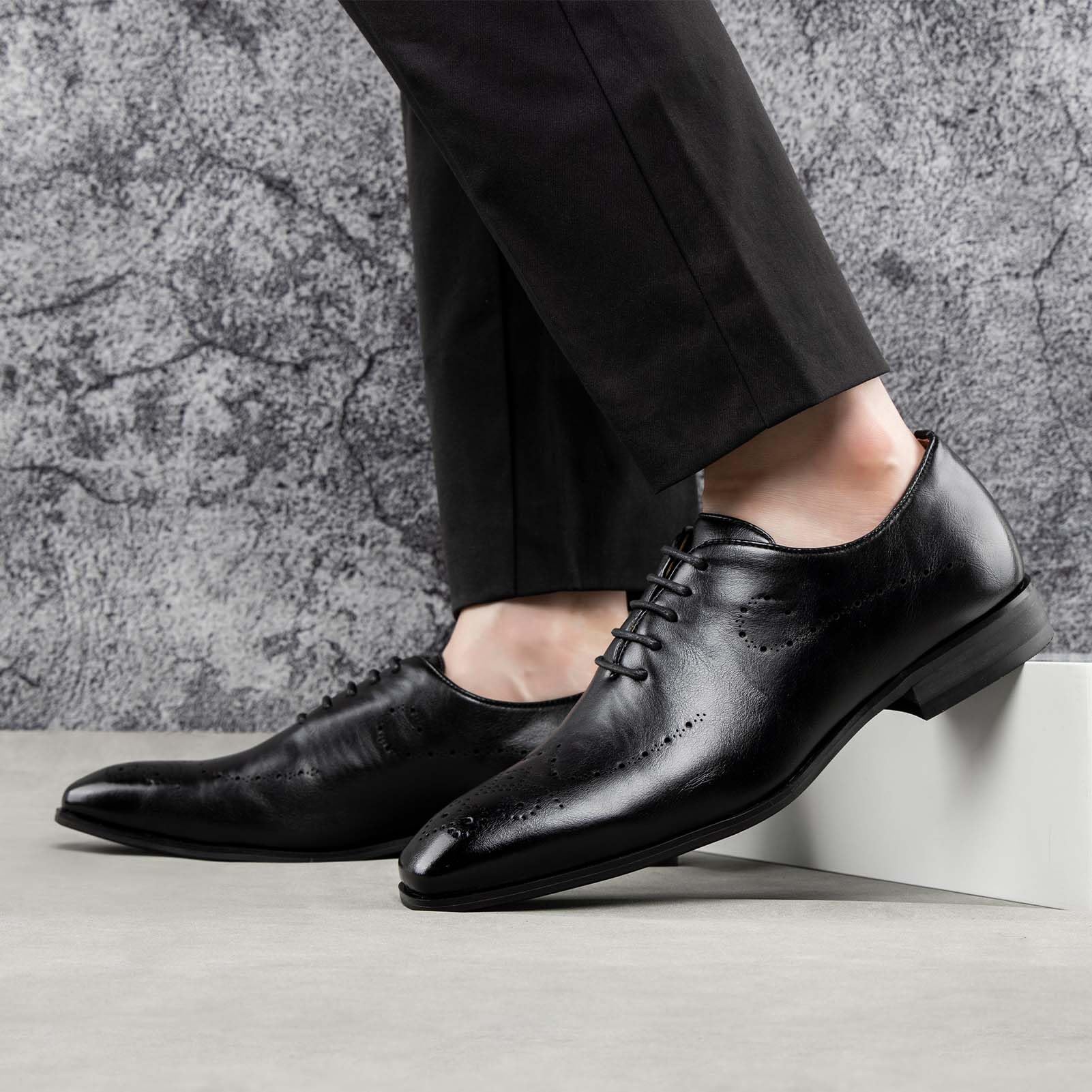 MEIJIANA Scarpe Oxford Eleganti Uomo - Stringate Basse Vintage Estive