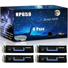 NPG59 Compatible Drum Unit Replacement for Canon High Yield Compatible Image Runner 2002L 2002G 2202L 2202G 2202N 2202D 2024N 2204N Printers, Meet Printing Needs 4 Pack Black