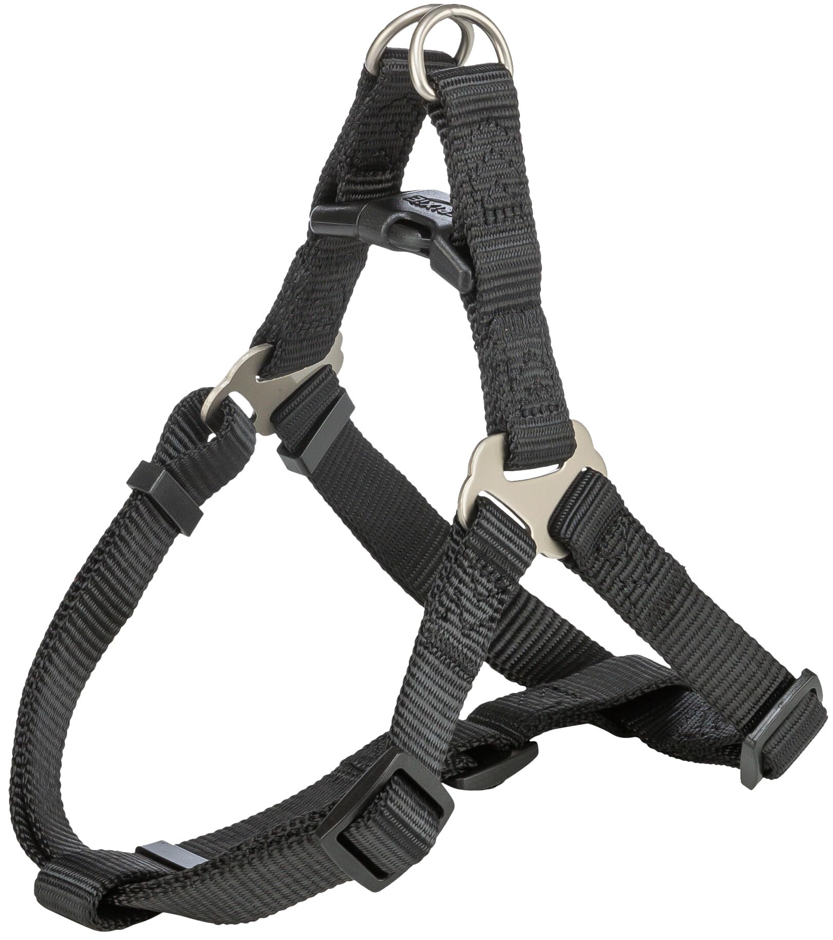Trixie Premium One Touch Black Harness for Dogs XS-S