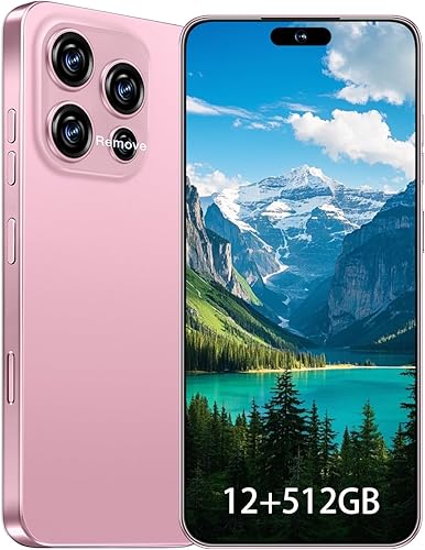Teléfono celular desbloqueado de 16 ProMa x Smartphone, pantalla HD de 6.99 pulgadas, teléfono 5G de 12+512 GB, Android 13.0, cámara de zoom de