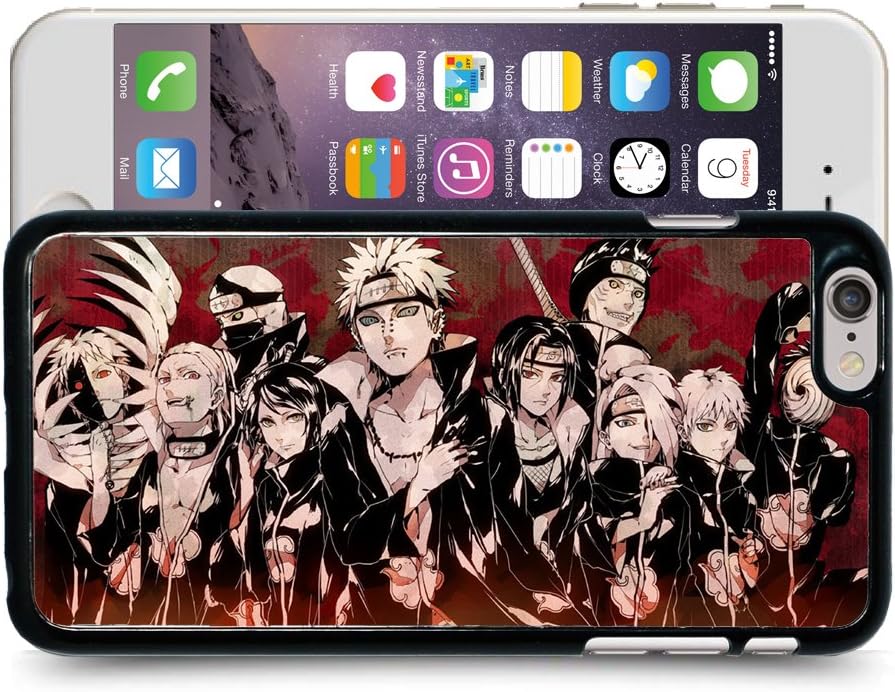 Case88 Designs Naruto Akatsuki Protective Snap-on Hard Back Case Cover for Apple iPhone 6 Plus 5.5"
